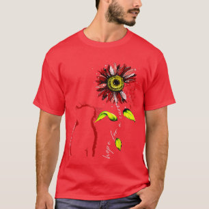 T-shirt Tournesol Chat Burgundy Syndrome antiphospholipidi
