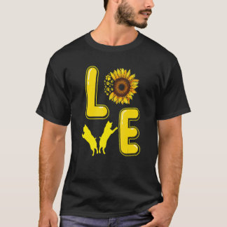 T-shirt Tournesol de chat pour chat maman hommes femmes