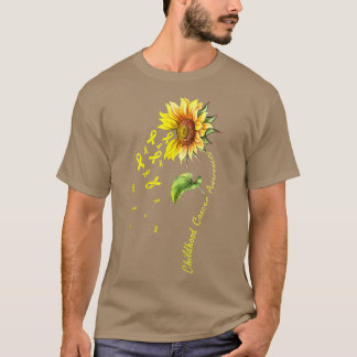 T-shirt Tournesol de sensibilisation au cancer chez les en