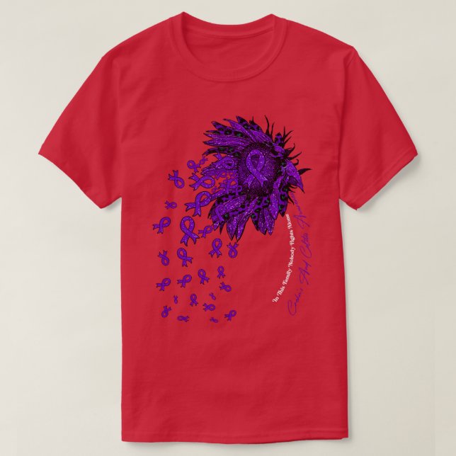 T-shirt Tournesol de sensibilisation aux maladies des couv (Design devant)