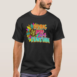 T-shirt Tournesol Graphique été mignon Décontracté 2