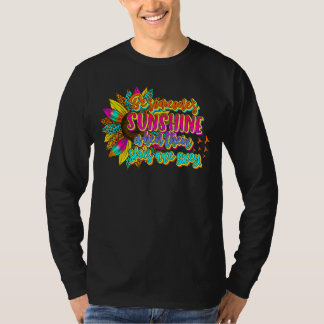 T-shirt Tournesol Graphique été mignon Décontracté 4