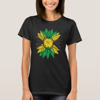 T-shirt Tournesol Jamaïcain Jamaïcain Jamaïque