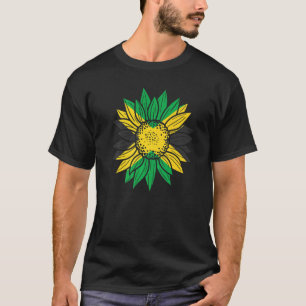 T-shirt Tournesol Jamaïcain Jamaïque Jamaïque