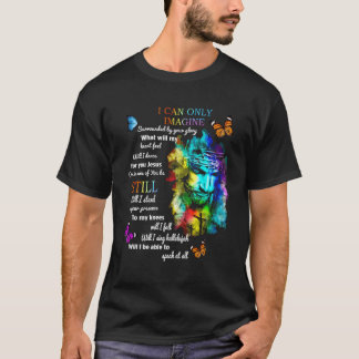 T-shirt Tournesol Jésus Croix Papillon Je Peux Imaginer Ch