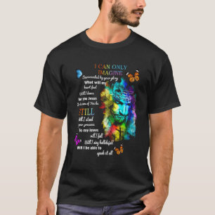 T-shirt Tournesol Jésus Croix Papillon Je Peux Imaginer Ch