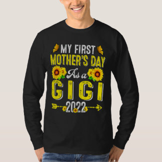 T-shirt Tournesol Ma première fête des mères en tant que g