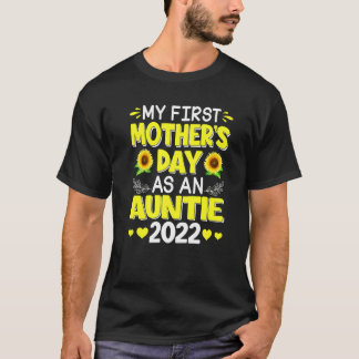 T-shirt Tournesol Ma première fête des mères en tant que t
