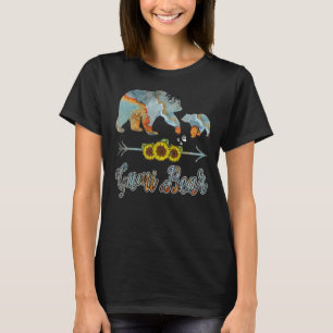 T-shirt Tournesol Matching Family Outlets Gami Bear Mère
