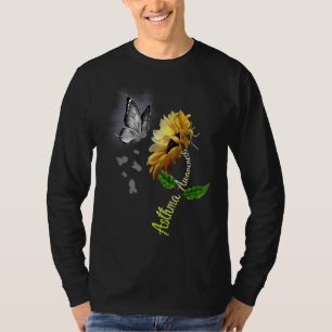 T-shirt Tournesol Papillon Sensibilisation à l'asthme