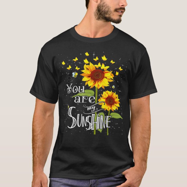 T-shirt Tournesol Papillon Vous Êtes Mon Soleil (Devant)