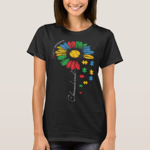 T-shirt Tournesol Puzzle Autisme Sensibilisation des enfan