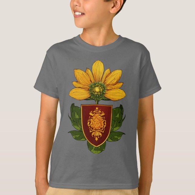 T-shirt Tournesol & Soleil - Symbole de l'optimisme et de  (Devant)