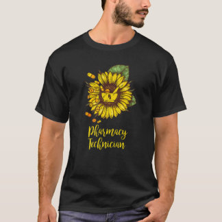T-shirt Tournesol Technicien en pharmacie Vie Technicien e