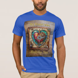 T-shirt Tournesol Tiré Coeur Série Steampunk