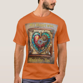 T-shirt Tournesol Tiré Coeur Série Steampunk