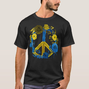 T-shirt Tournesol Ukraine Flag chemise I Stand With Ukrain