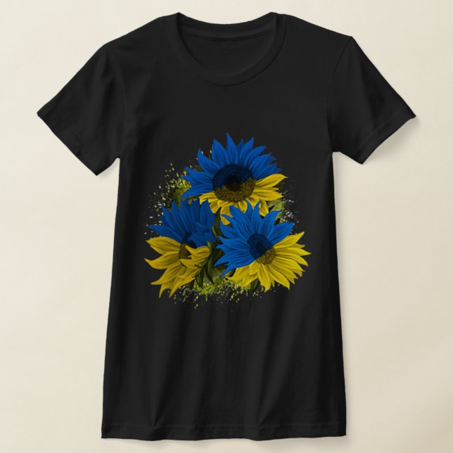 T-shirt Tournesol Ukraine I stand with Ukraine Peace Drape (Poser)