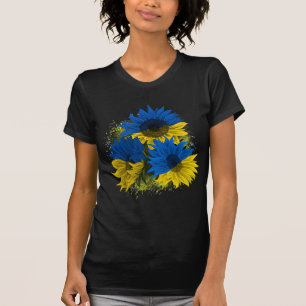 T-shirt Tournesol Ukraine I stand with Ukraine Peace Drape