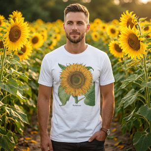 T-shirt Tournesol Vintage par Basilius Besler