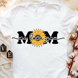 T-shirt Tournesol "We Love You Mom" Tee