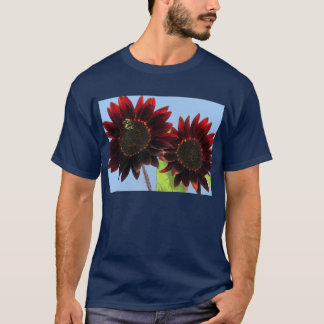 T-shirt Tournesols de la Reine de velours