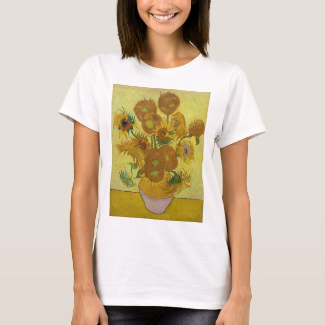 T-shirt Tournesols, Vincent van Gogh, 1889 (Devant)