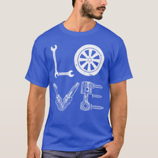 T-shirt Tournevis Mécanicien automobile Atelier Mécanicien