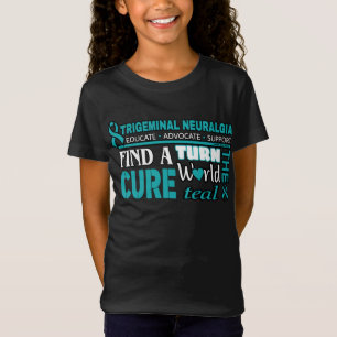 T-Shirt Tournez le monde Turquoise...TN