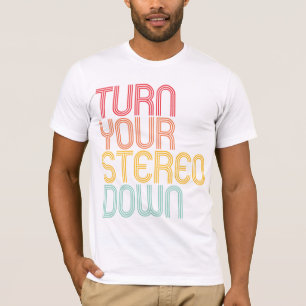 T-shirt Tournez-le piquent vers le bas