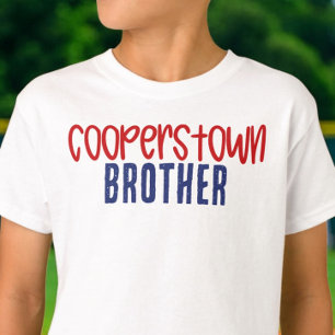 T-shirt Tournoi de baseball Cooperstown Brother Bro
