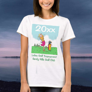 T-shirt Tournoi de golf féminin personnalisé