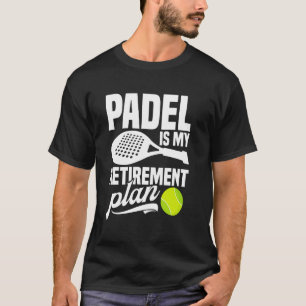 T-shirt Tournoi de Paddleball Fan Retraite Amant Jeu Pa