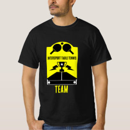 T-shirt Tournoi de tennis de table