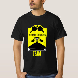 T-shirt Tournoi de tennis de table