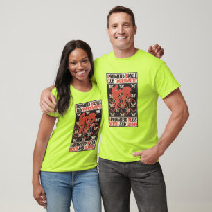 T-shirt Tournoi du club de vélo Springfield Massachusetts