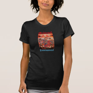 T-SHIRT TOURNOI MÉDIÉVAL, COMBATTRE DES CHEVALIERS ET DES 