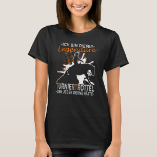 T-shirt Tournoi Red Saying pour Western Riding et Weste