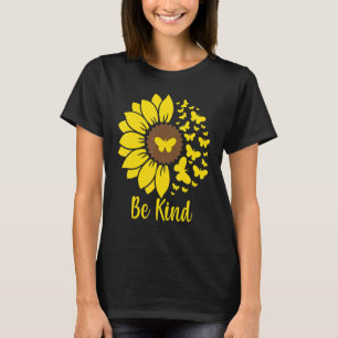 T-shirt Tournsoleirs Papillons Maison Jardin Tournesol So