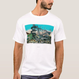 T-shirt Tours d'amusement chez le Pike, Long Beach