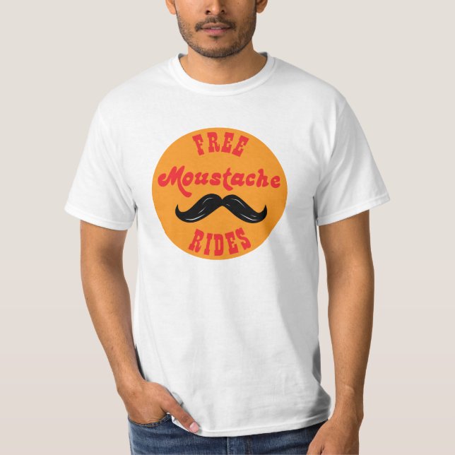 T-shirt Tours libres de moustache (Devant)