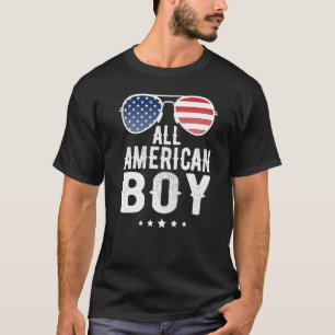 T-shirt Tous American Boys 4 juillet Boys Enfants Lunettes