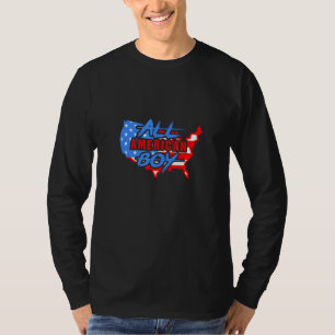 T-shirt Tous American Boys 4 juillet Boys Enfants Lunettes