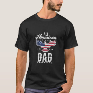 T-shirt Tous American Papa Eagle 4th of July Fathers Day