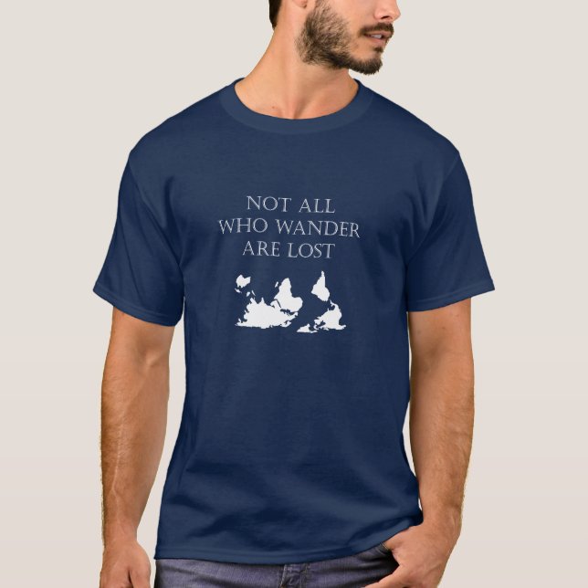 T-shirt Tous ceux qui errent ne sont pas perdus (Devant)