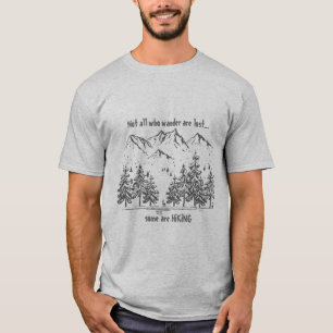 T-shirt Tous ceux qui se baladent ne sont pas perdus RANDO
