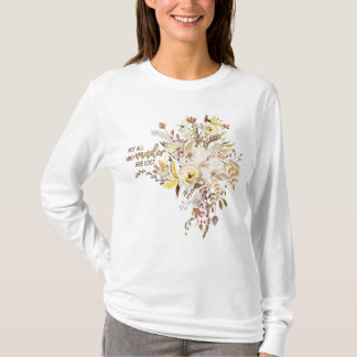 T-shirt Tous Ceux Qui Se Promènent Ne Sont Pas Perdus Boho
