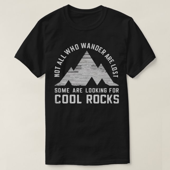 T-shirt Tous Ceux Qui Se Promènent Ne Sont Pas Perdus Cert (Design devant)
