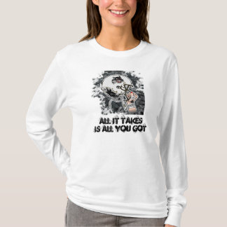 T-shirt Tous il prend le tee - shirt à capuchon