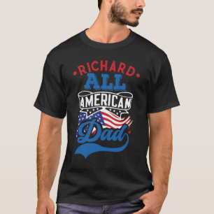 T-shirt Tous les américains papa 4 juillet Réunion de fami
